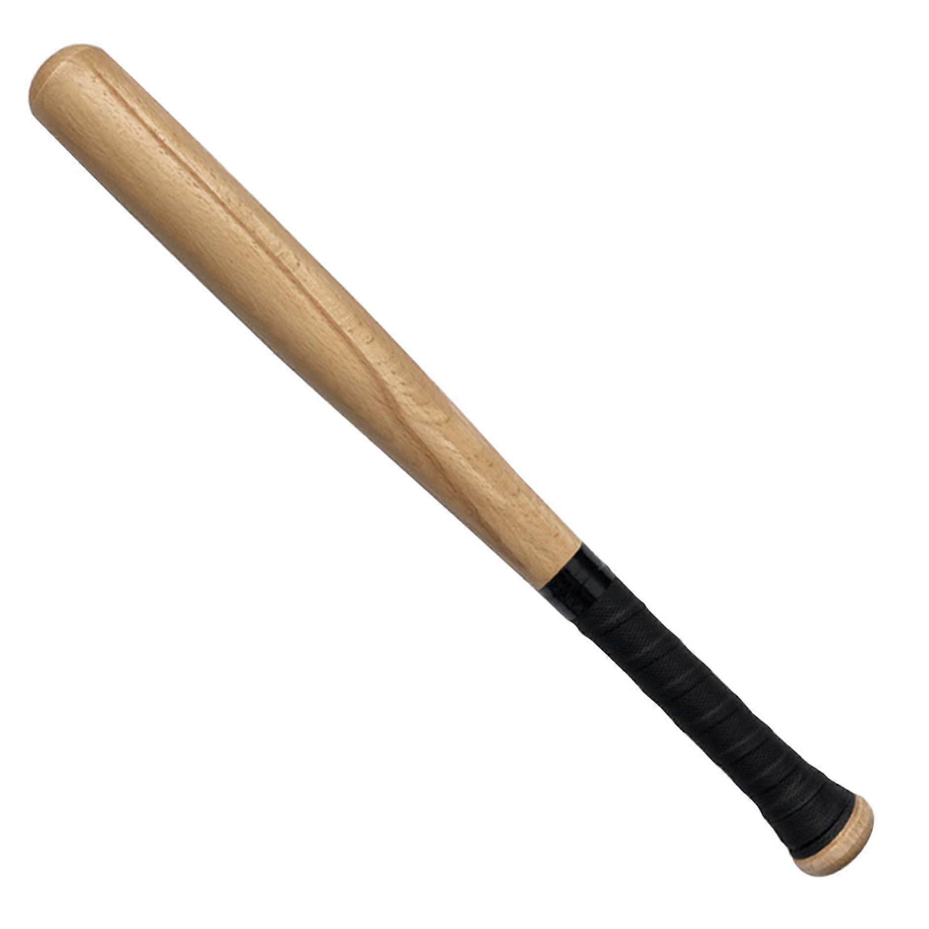 Baseball Bat, 21Inch Wooden Bat With Wrapped Handle, Sturdy Training And Competition Compatible Replacement Bat