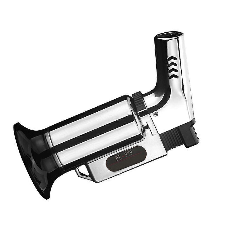 High Pressure Jet Barbecue Lighter for Welding 2Pcs Silver