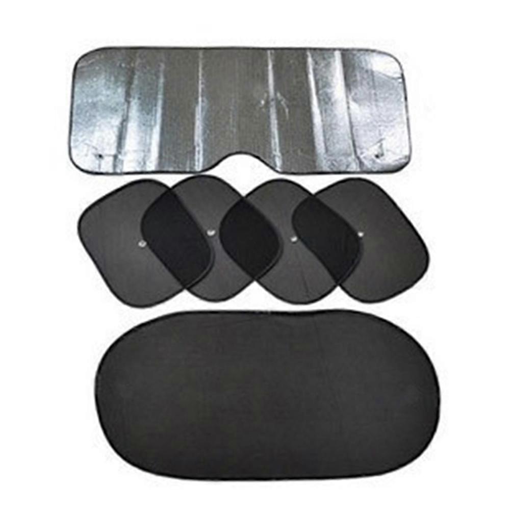 Car Sunshade Windshield Set Protects Uv Rays with 6Pcs Sunshades