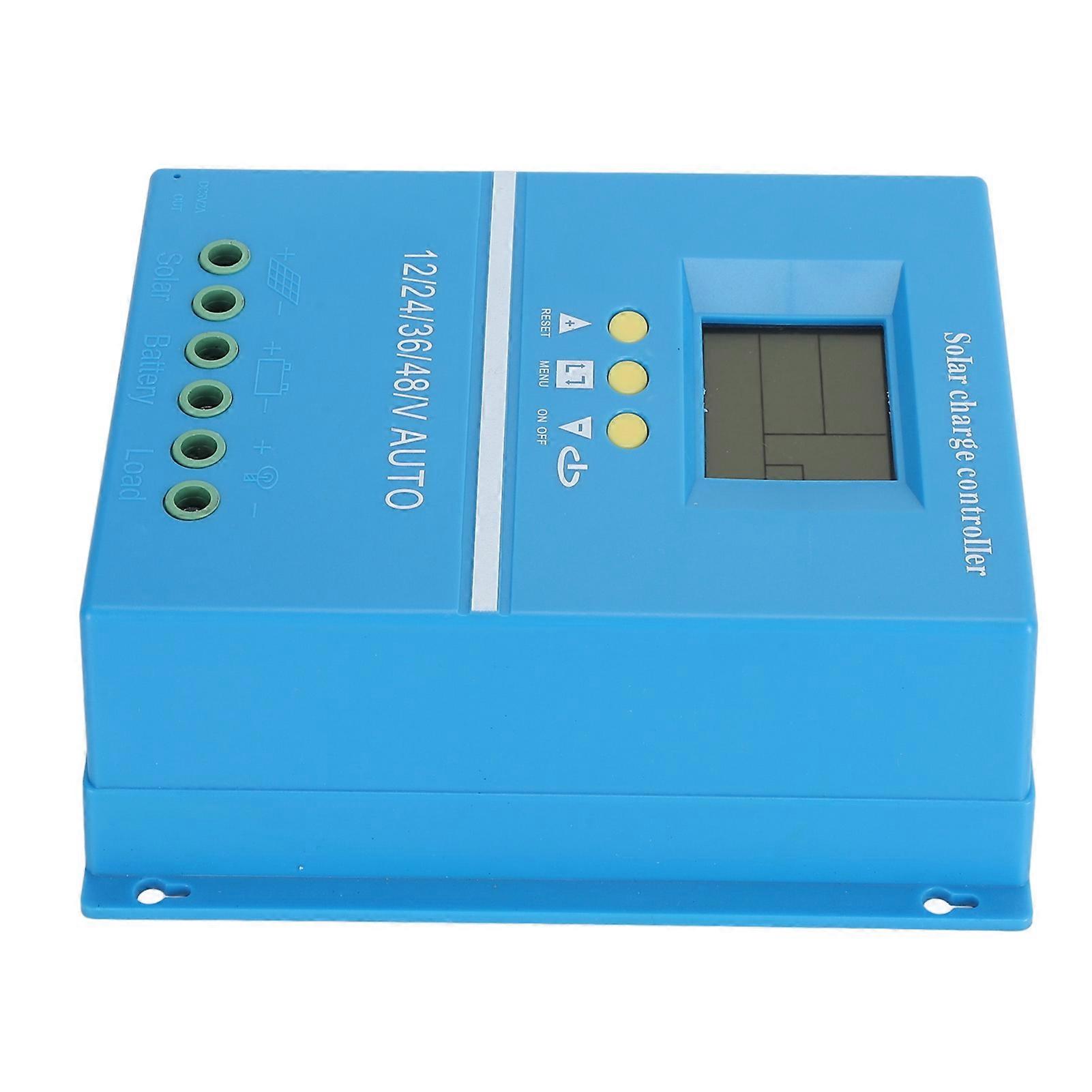 80A MPPT Solar Charge Controller 12V-48V with LCD, 18.3x19.3x6.5cm