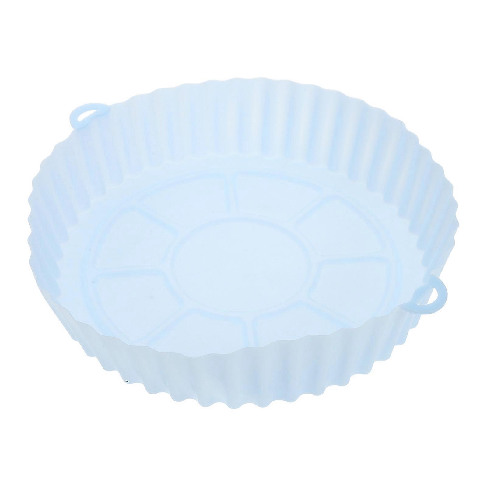 Silicone Baking Tray Rectangular Shape For Even Heat Distribution In Air Fryer Oven Microwave Cooking 1Pcs