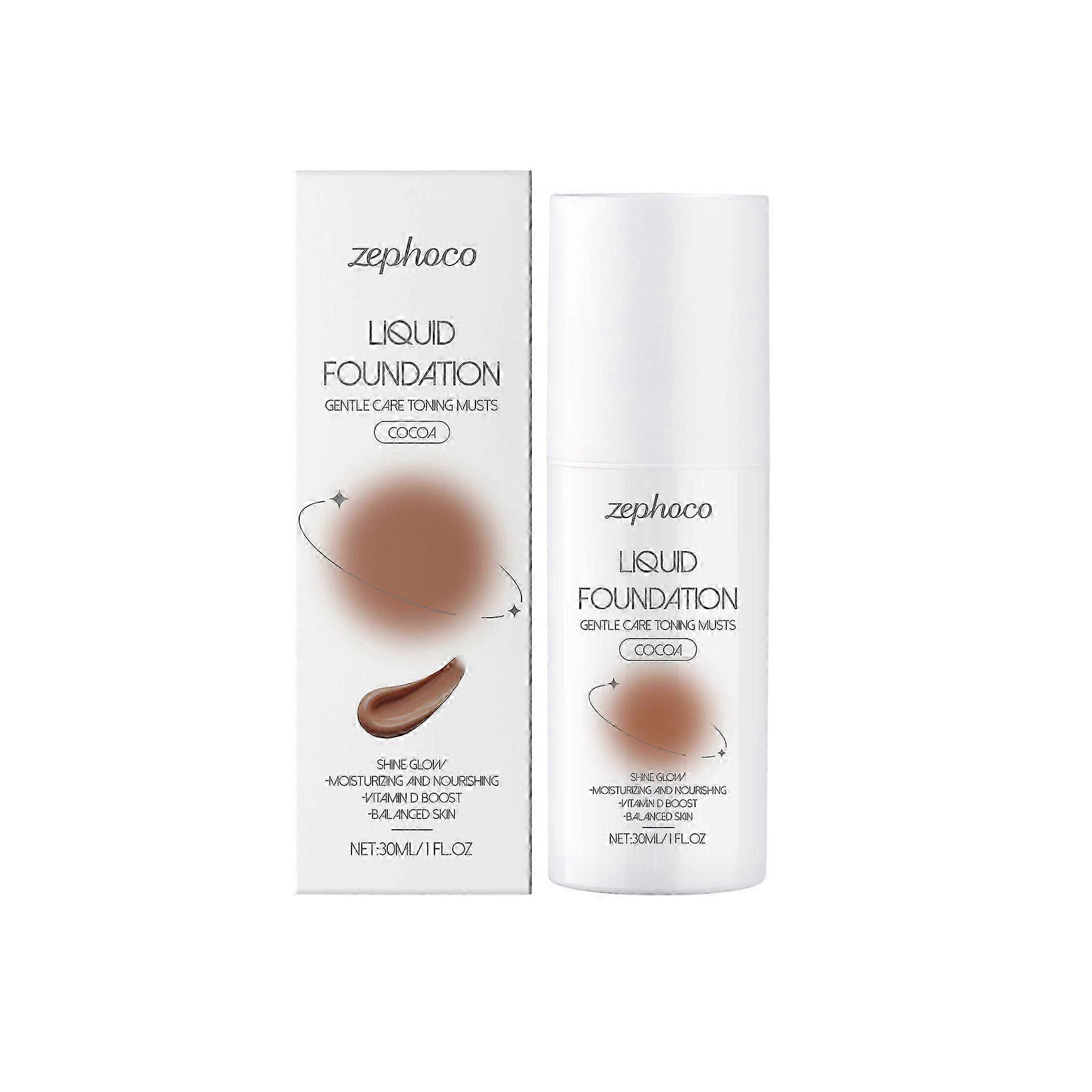 Lightweight Moisturizing Foundation with Full Coverage - Matte Finish for Oily Skin with Oil Control