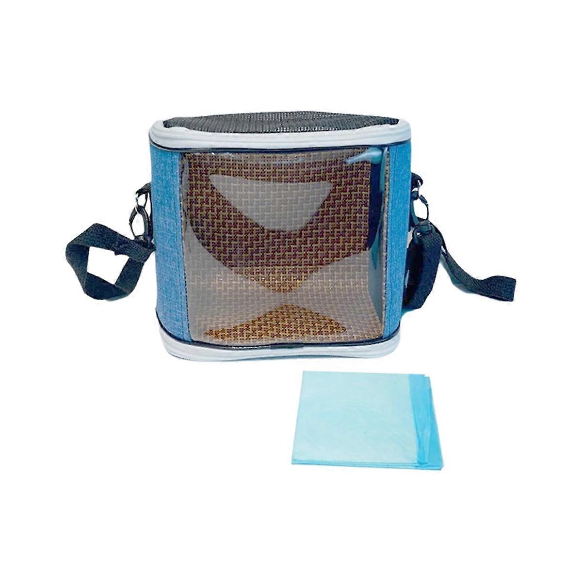 Parrot and Small Animal Carrying Backpack - Transparent Mesh Travel Cage, Suitable for Long-Tailed