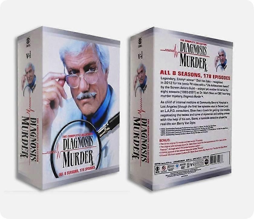 Diagnosis Murder: The Complete Series Collection 1-8 New 32-Disc DVD Box Set