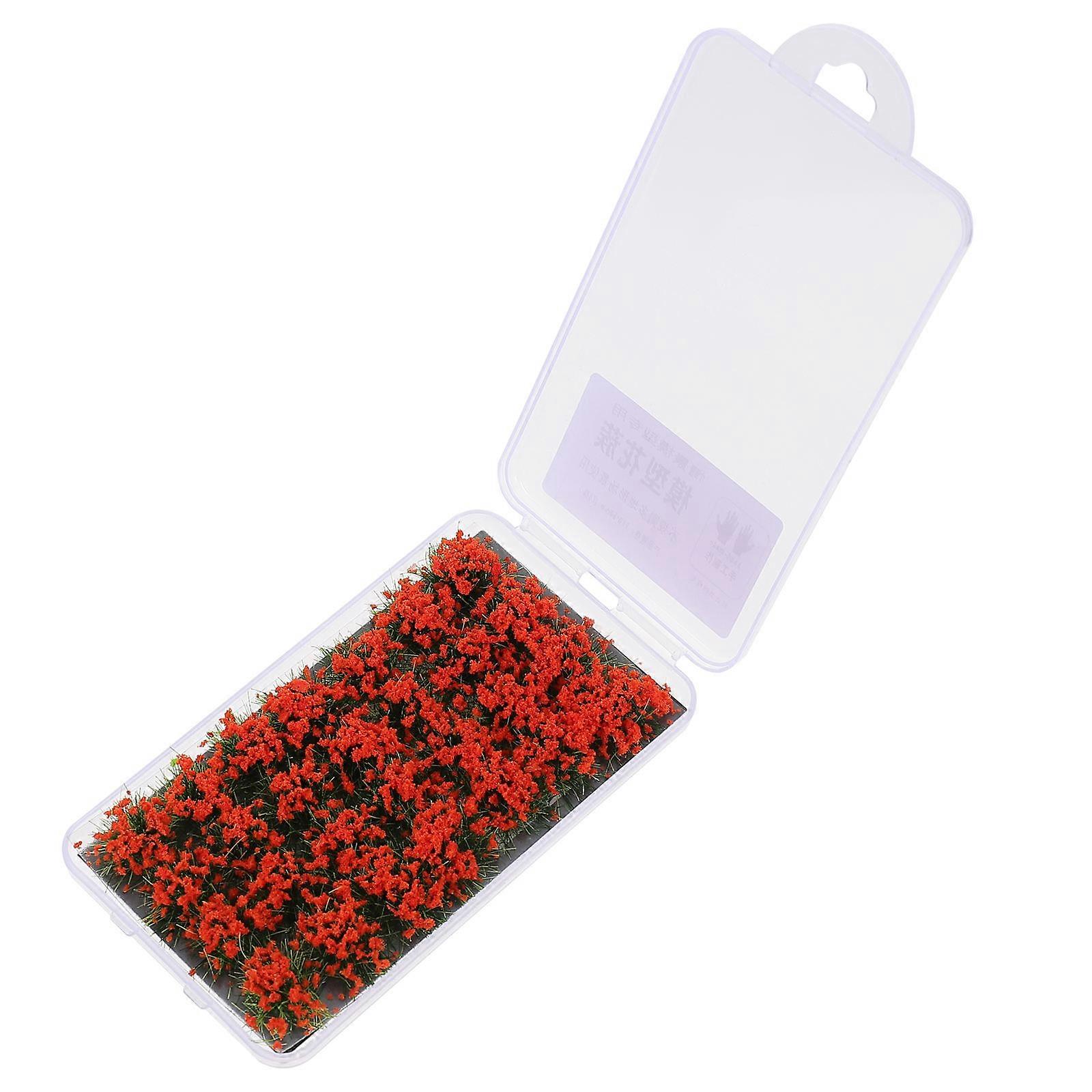 Mini Flower Tuft Resin Model for Static Grass Decor 2 Boxes of Simulation