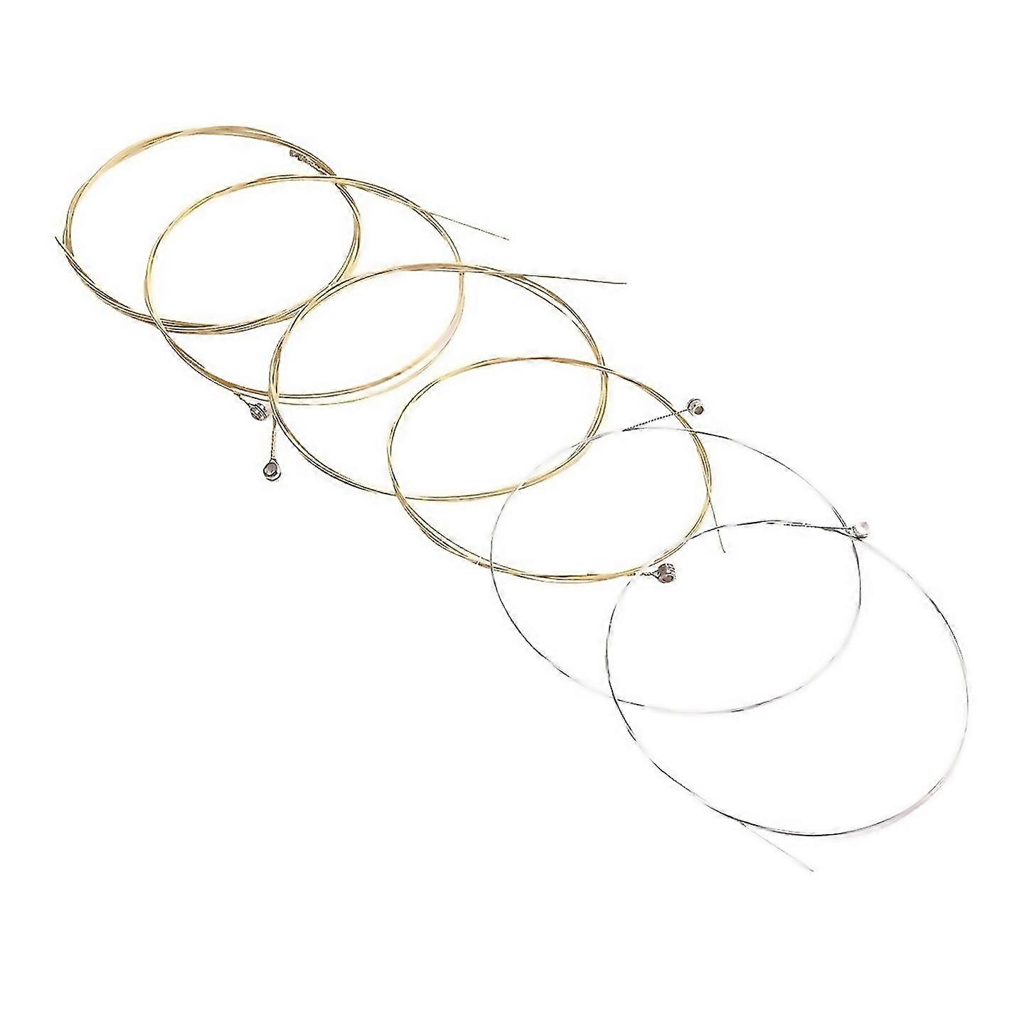 For Set 6 Metal Strings For Acoustic Guitar 1 Meter 1m New