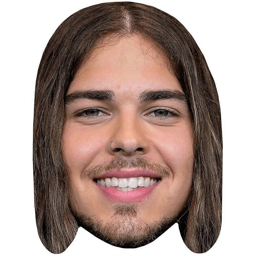 Jourdan Blue (Smile) Celebrity Mask, Flat Card Face