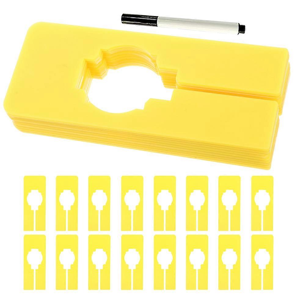 Plastic Closet Separator Tags Clothing Rack Dividers for Wardrobe Use 90Pcs