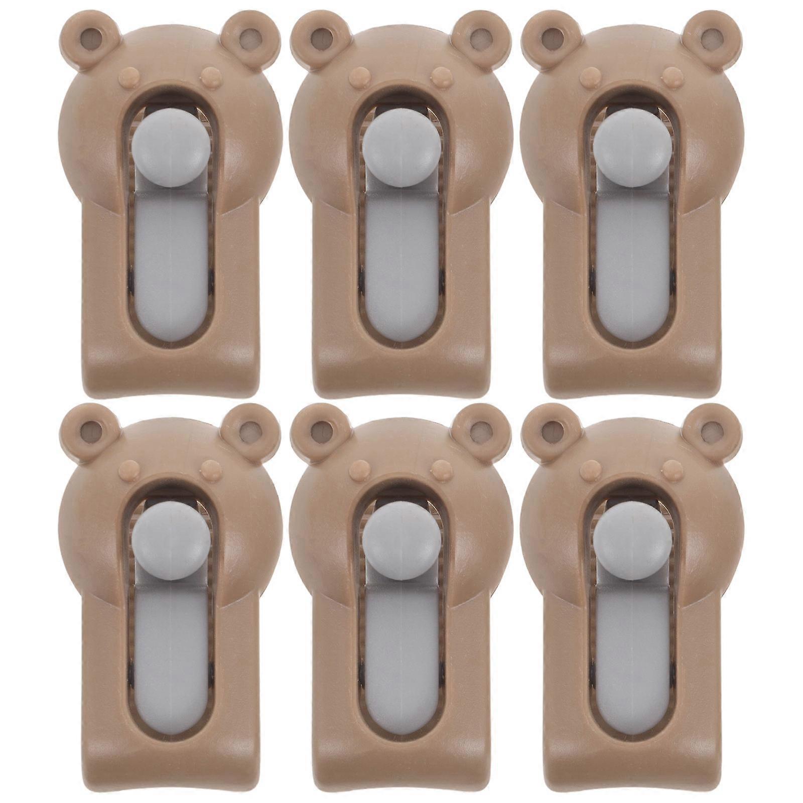 Plastic Bed Sheet Clips Offering Anti-Slip Functionality For Home Use 24Pcs Coffee Quilt Cover Fixation