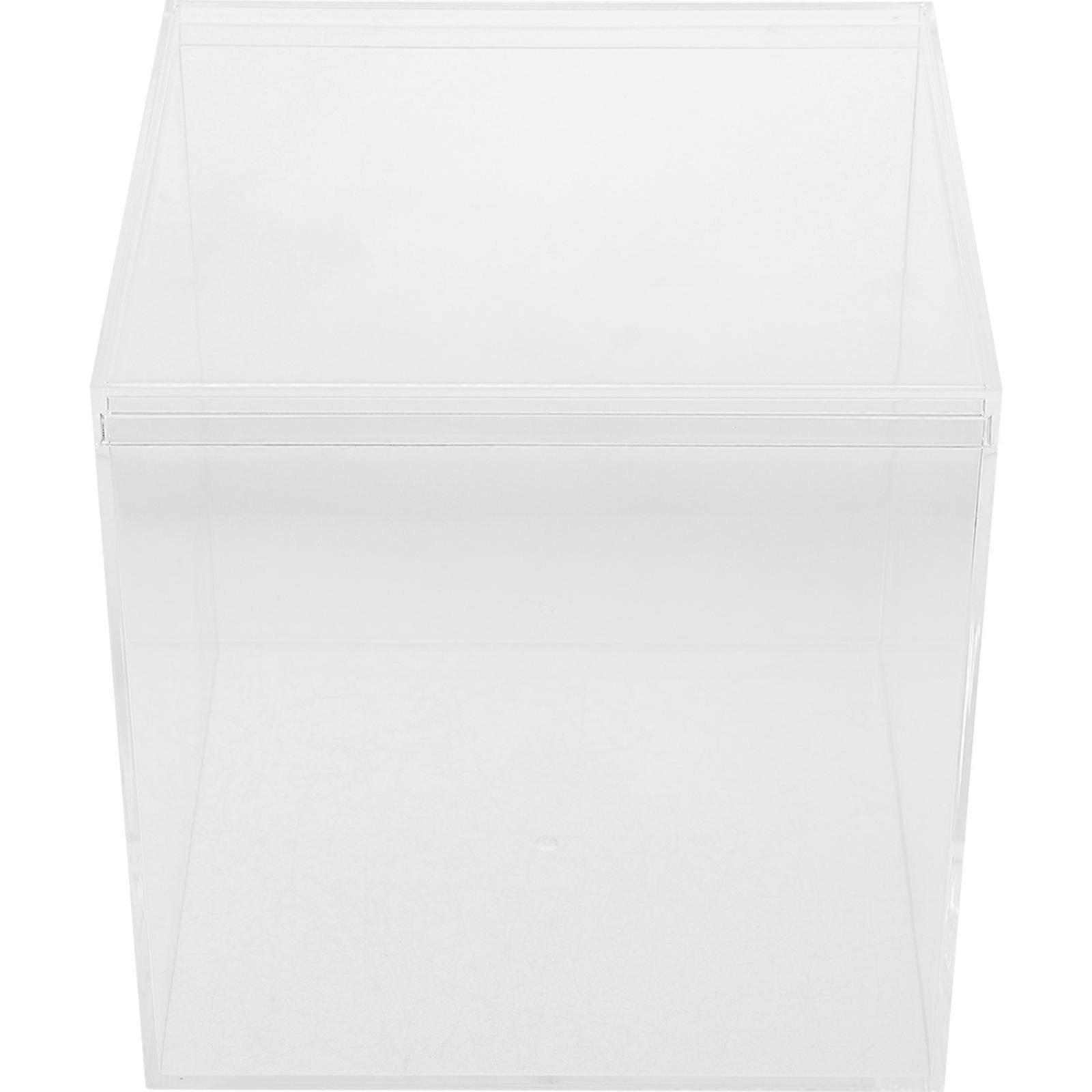 Figurine Display Box Dust-Proof Storage Case Collectors General Users 1Set