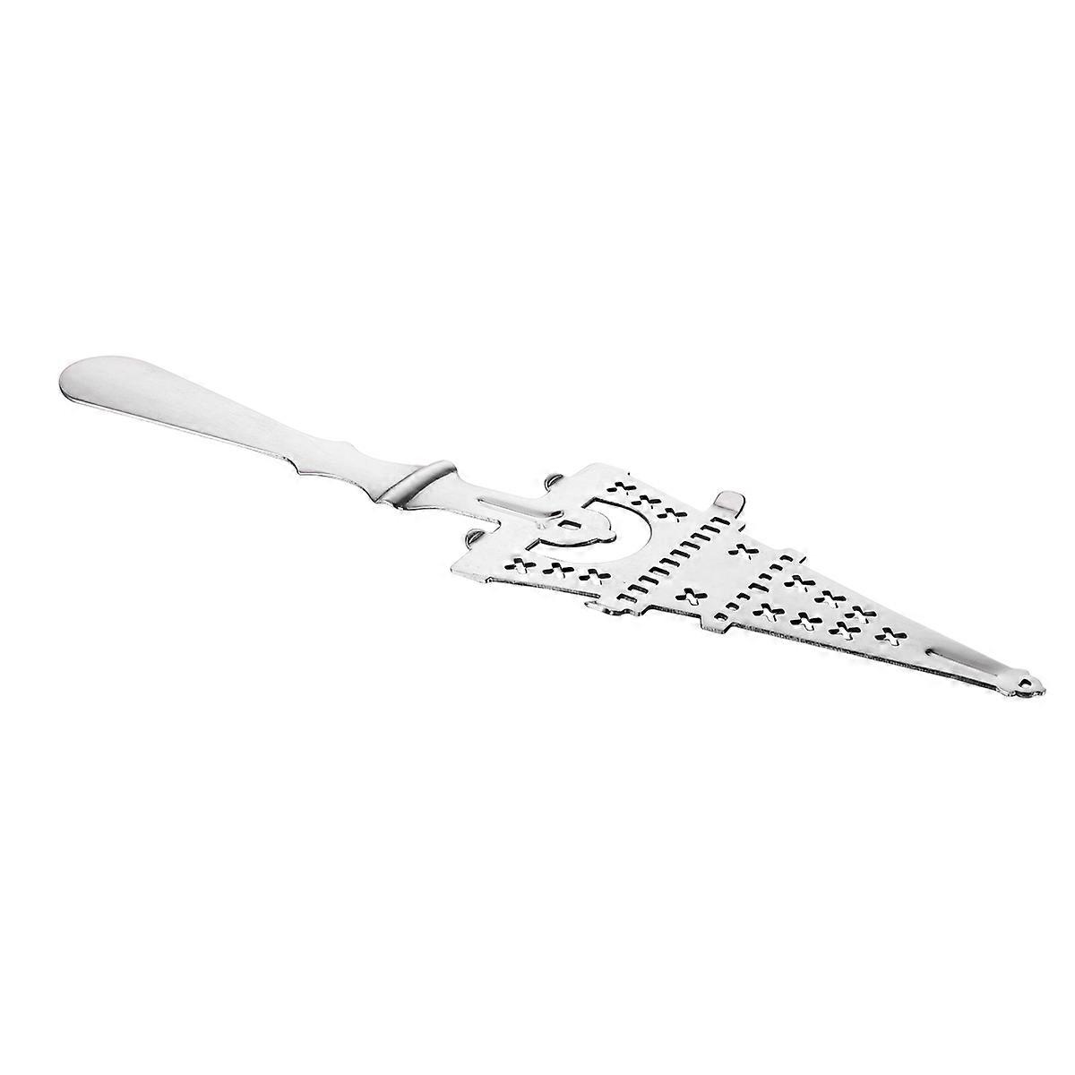 Cube Sugar Colander Stainless Steel Ice Strainer for Bar Use Silver Spoon