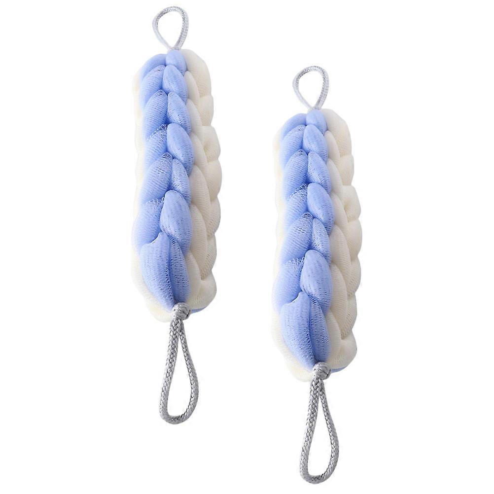 Bath Shower Strip Back Scrubber for Exfoliating 6Pcs Sky-