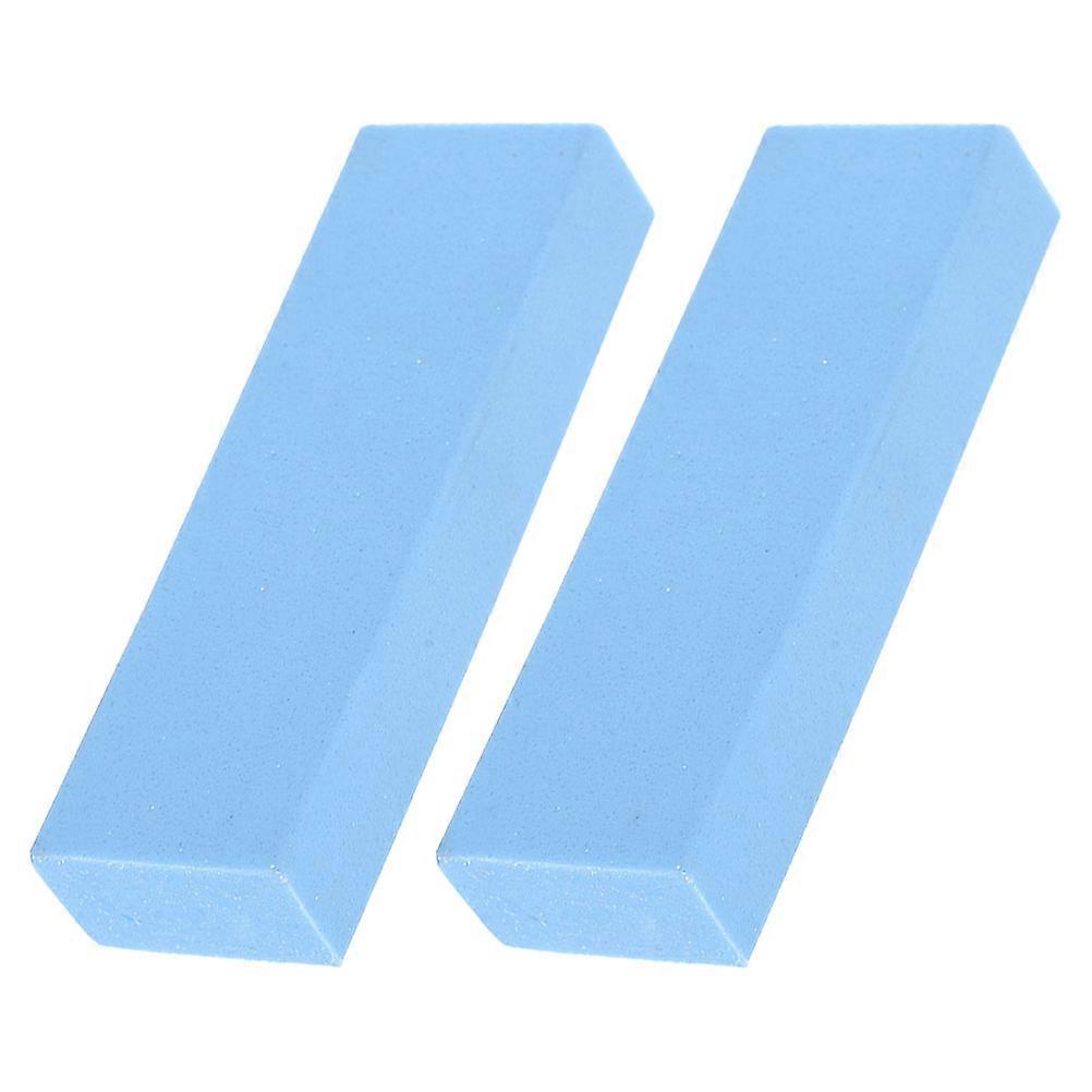 Pumice Stone For Grime Removal 6Pcs Sky-Blue Rubber Designed For Effective Descaling On Various Surfaces