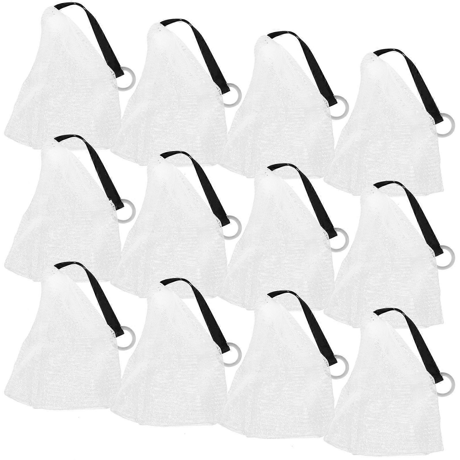 Double-Layer Soap Pouches Exfoliating Bags Ideal For Family Bathing 10.22X2.95X0.39 In 100Pcs