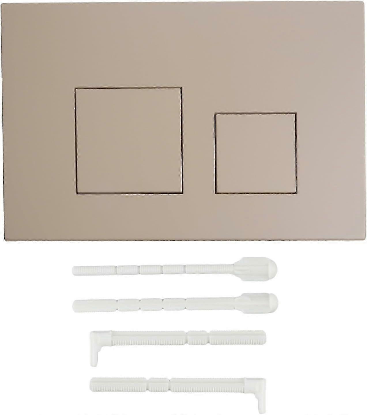 2025 Cistern Dual Flush Plate 164x246x12mm Chrome White Toilet Button Frame For Geberit Dual Flush Panel Khaki