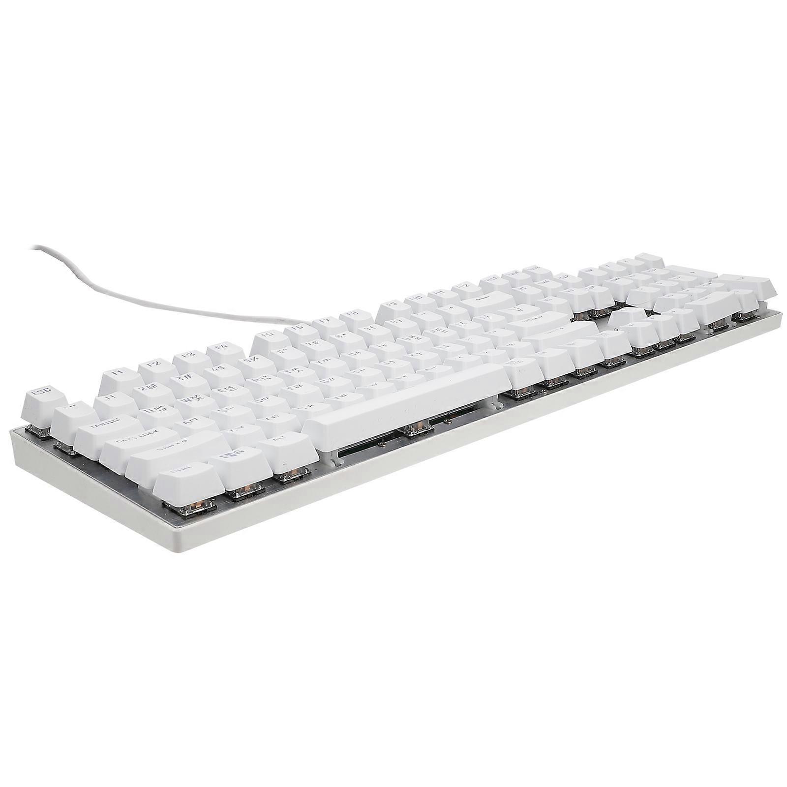 DIY Key Caps Transparent ABS Material 104 Keys For Gaming Keyboard 1Set