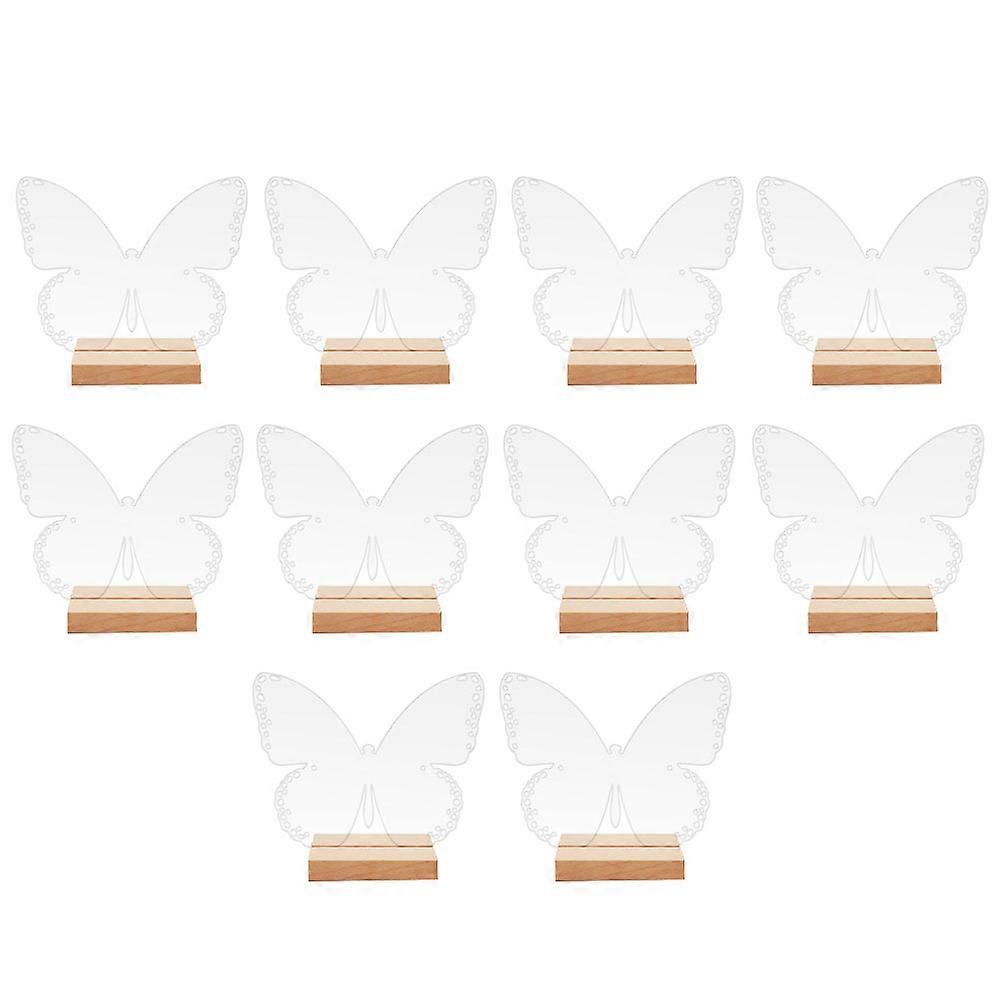 Table Signs Acrylic Wedding Sign for 40Sets Reserved Seating