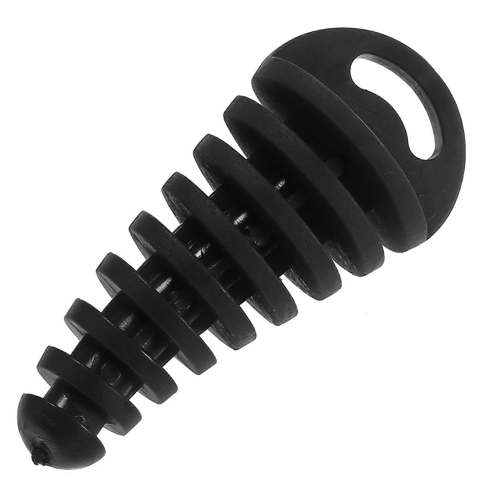 Motorcycle Muffler Plug Exhaust Wash Plug 2Pcs Durable PVC Material