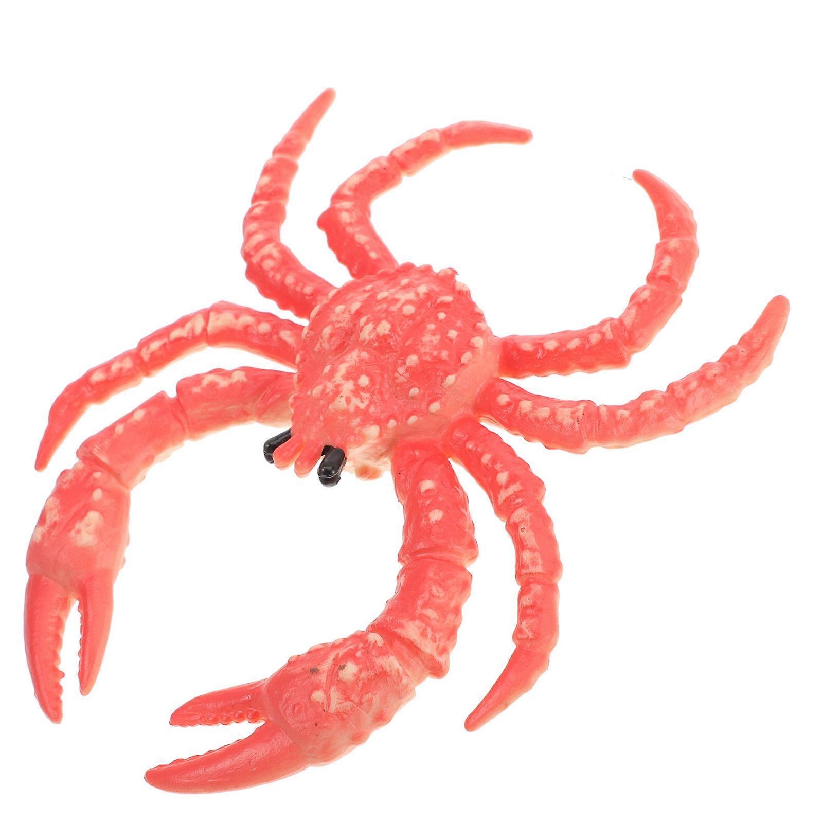 Aquarium Decoration 3Pcs Artificial Crab Model For Learning Props Office Decoration Parties Home With Durable PVC Design