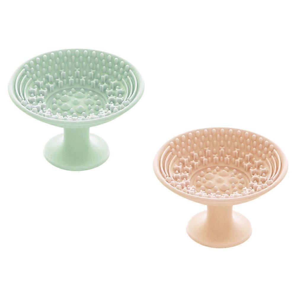 Makeup Brush Cleaning Pad Silicone Cleaner for 4Pcs Cleaning Brushes