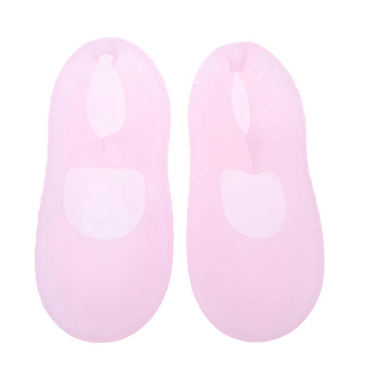 Ladies Sock Protective Stockings for 2Pairs Pink Heel Anti-Drying Socks