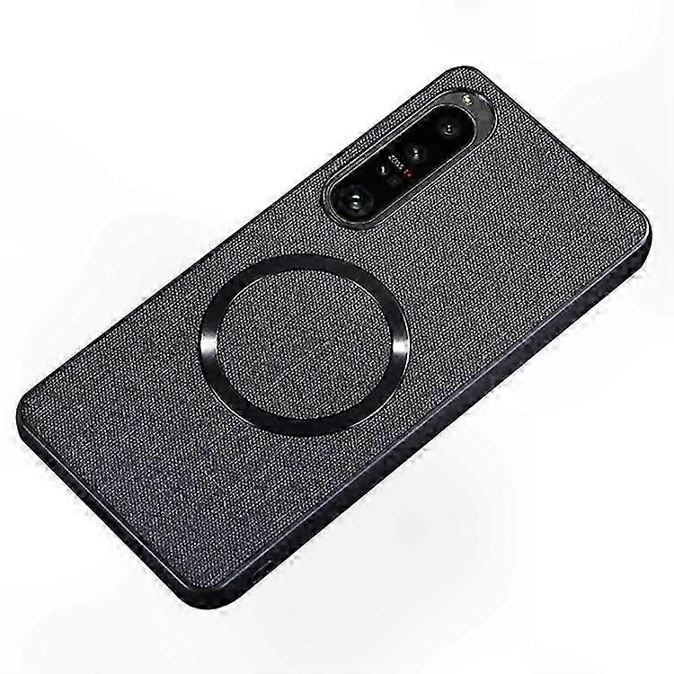 Magnetic Shockproof Phone Case with TPU and Fabric for Xperia 1 VI Protective Cover