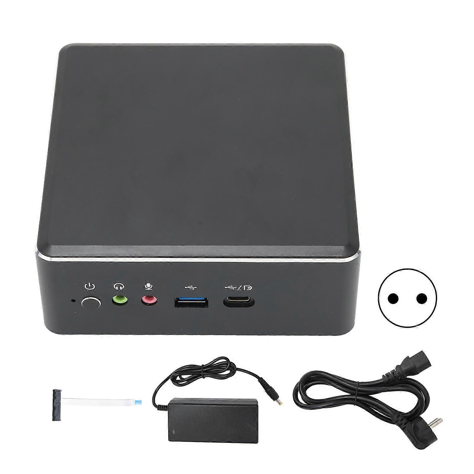 Mini-PC Quad-Core Radeon Vega 10 Grafik 2,0 GHz bis 3,6 GHz 4K HD Typ C Mini-Desktop-Computer für Windows 10 100240VEU Stecker 8 GB DDR4, 256 GB SSD