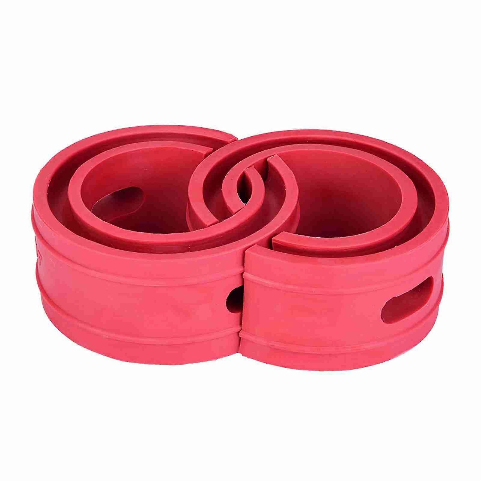 2pc Red Car Shock Absorber Buffer Spring Bumper Cushion Type B+