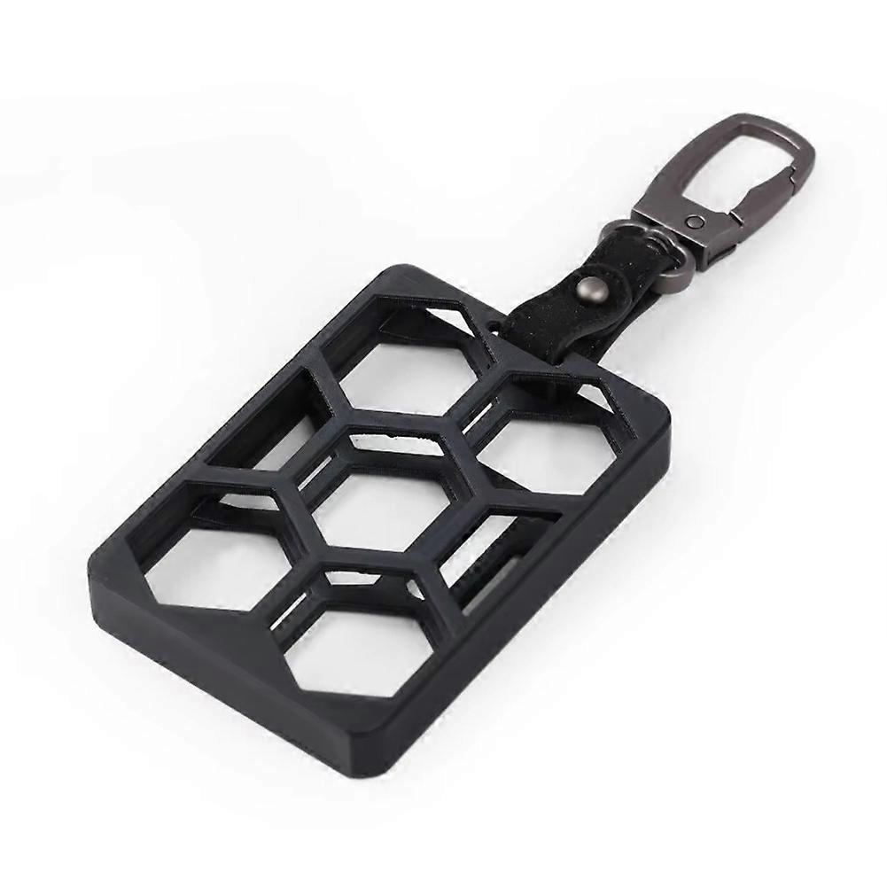 Protective Case with Leather Keychain for SenseCAP T1000 Tracker for SenseCAP T1000-E Meshtastic LoRa Card Tracker