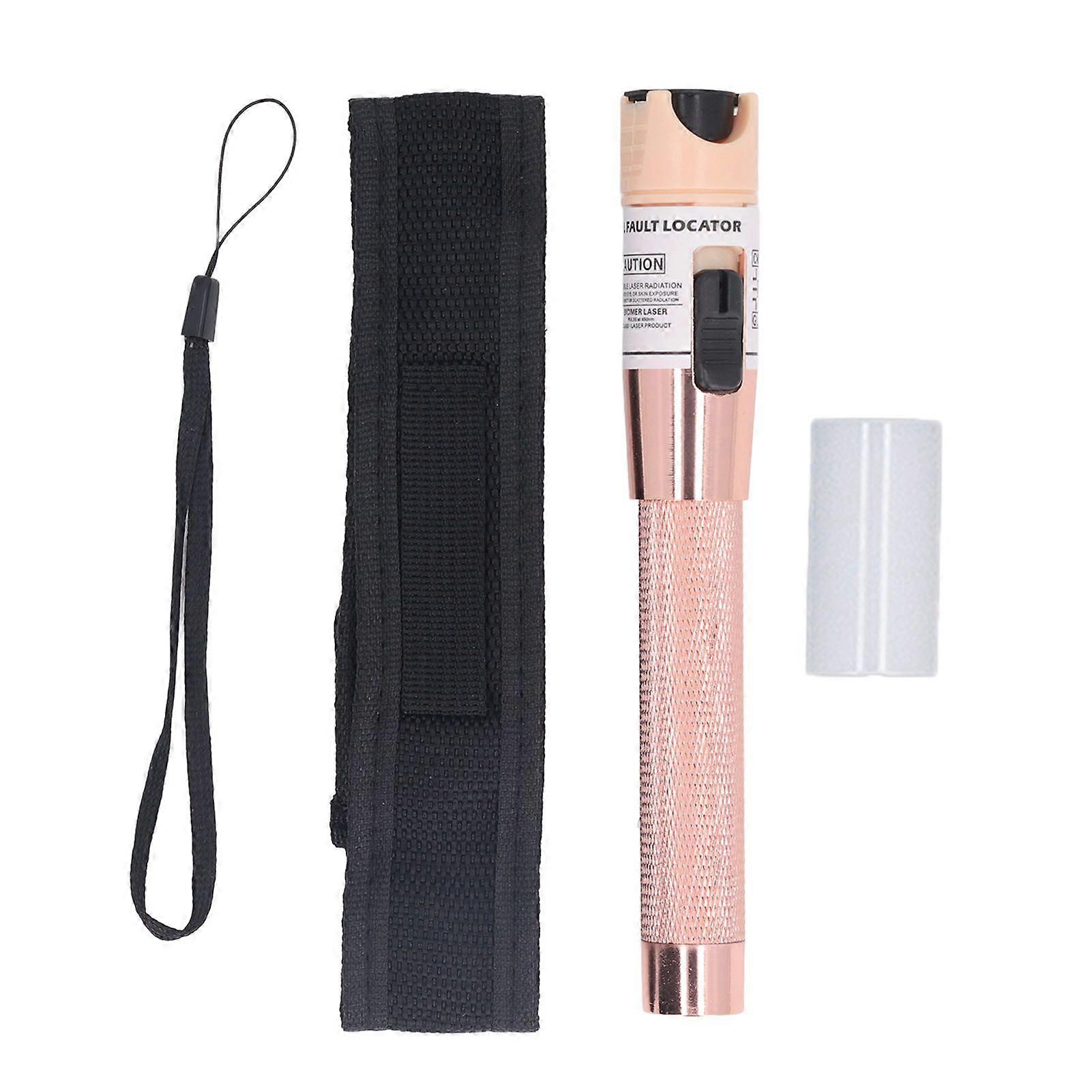 Visual Fault Locator 60mw Portable Fiber Optic VFL Cable Tester Pen Detector Meter