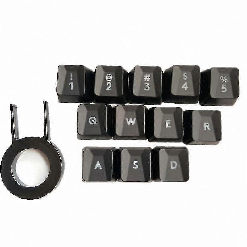 Backlit Keycaps for Mechanical Keyboards, 12-Key Set Compatible with G413, G613, G910, G810, G310 Models