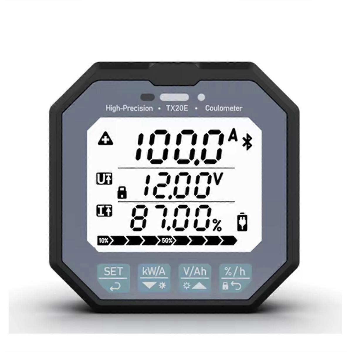 Coulometer for Android Bluetooth Lithium Battery Monitor Coulomb Meter Car Power Display Battery Ca