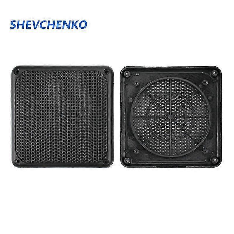 4 Inch Car Square Speaker Grilles Protective Mesh Cover PP Plastic For Car Speaker Net Cover 119*119MM 2pcs 25-26