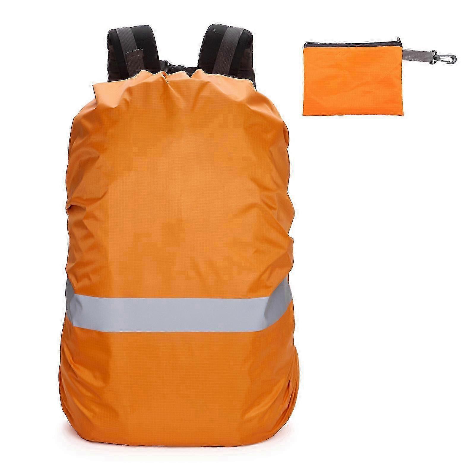 Adjustable Strap Waterproof and Reflective Rain Cover for Backpacks 25-26
