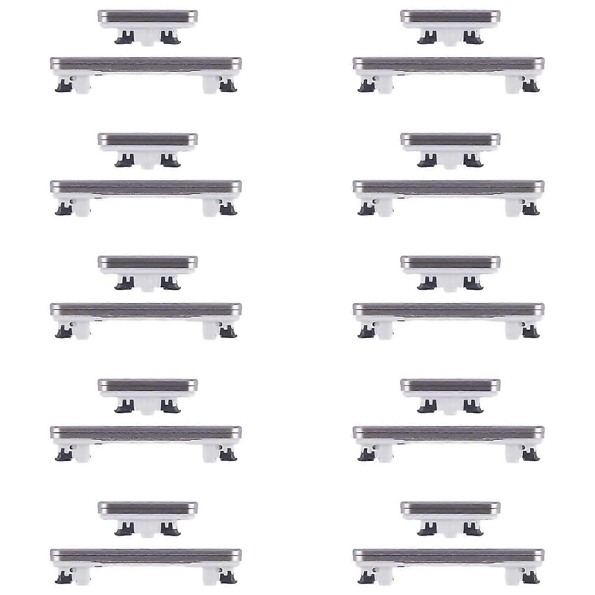 For Samsung Galaxy A56 Sma566b 10pcs Power Button And Volume Control Button Grey