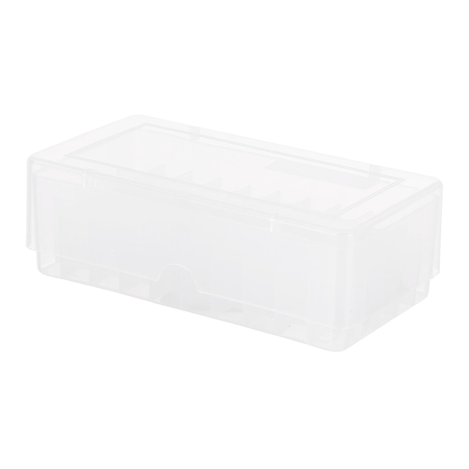 Freezing Sample Tubes Box for Storage Use with 50 Grids 2Pcs Plastic Transparent