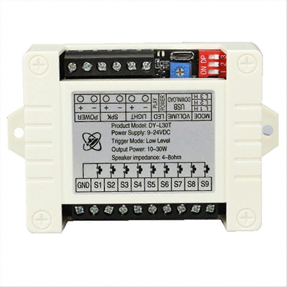 30W MP3 Voice Playback Module DY-L30T 9 Trigger Music Player B