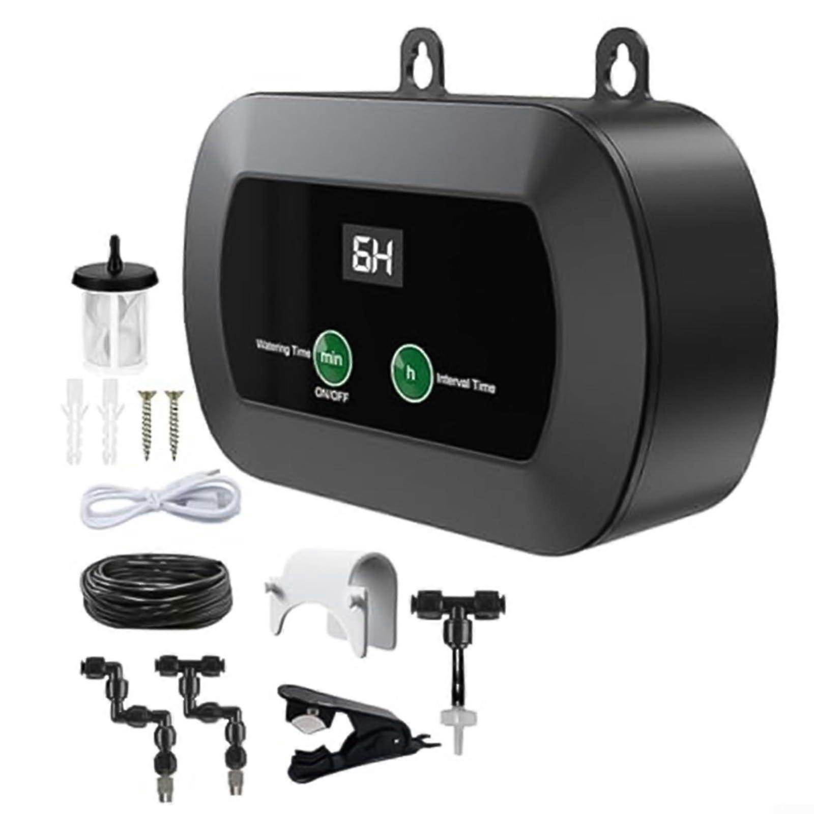 Reptile Humidifiers Smart Misting System Timed Spraying 360 Degree Adjustable Nozzles Botanical Gardens Humidity Control