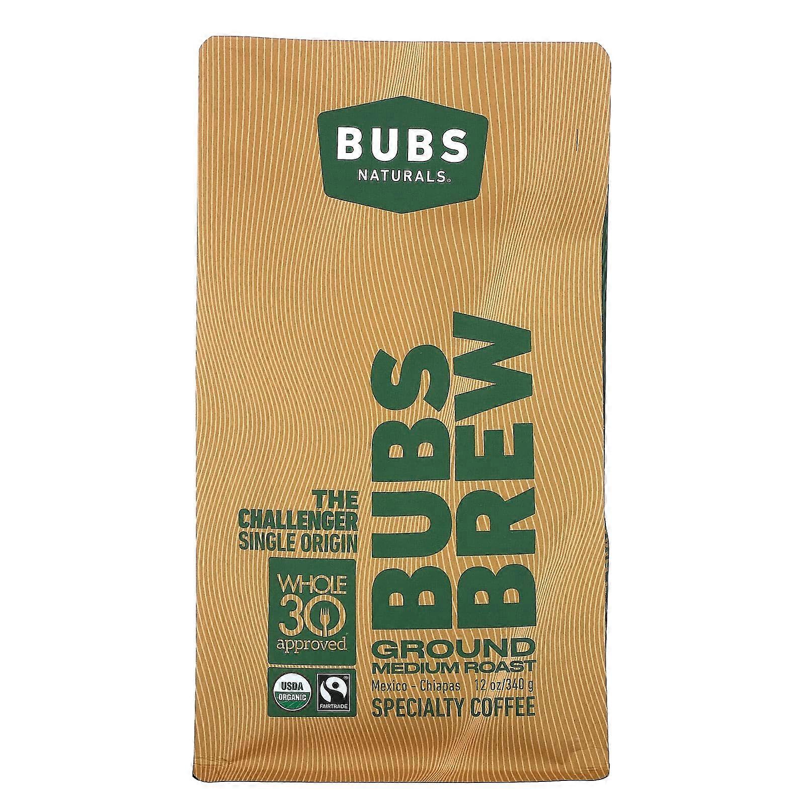 Bubs Brew, The Challenger Single Origin, Ground, Medium Roast, 12 oz (340 g)