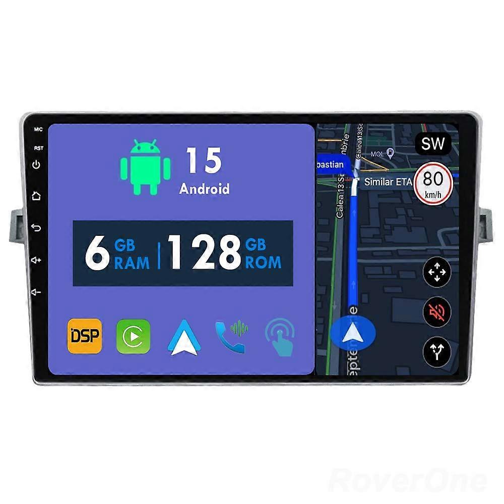 Car Radio 6G+128G CarPlay GPS Navigation Head Unit for Toyota Verso R20 2009 - 2018 Android Auto Bluetooth Stereo Touch Screen