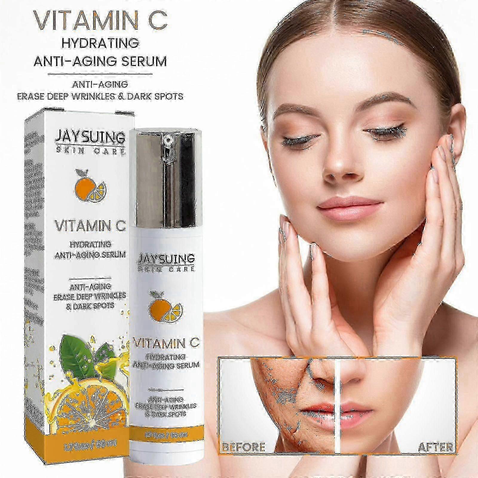 ジェイスイング ビタミンC モイスチャライジング アンチリンクル エッセンス スキンケア モイスチャライジング、ブライトニング、ビューティファイイング、シミやシワ BF |