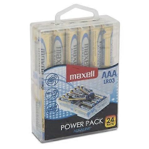 Maxell Battery Alkaline Lr03, Value Box 24 Pcs.