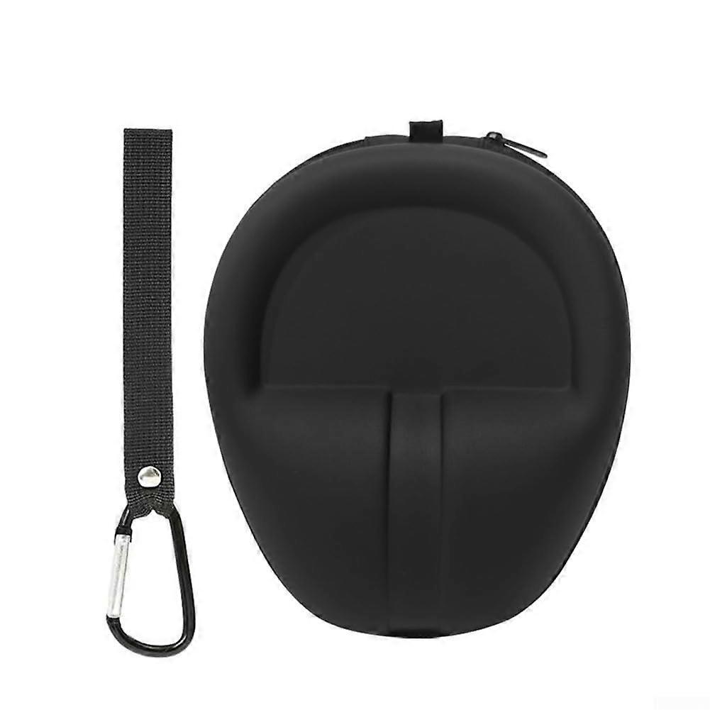 Storage Case Portable PU Shockproof Pouch With Strap For Travel Protective Cover Black for WH1000XM6
