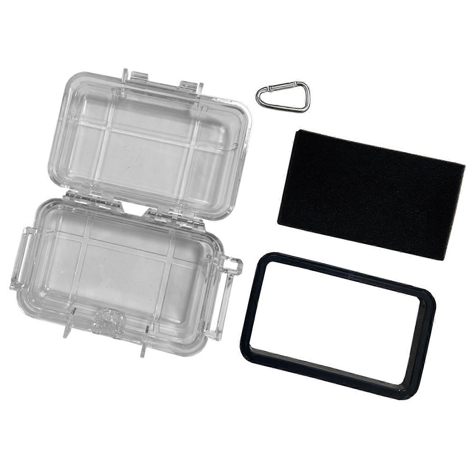 Waterproof Storage Box Shockproof Design Portable Organizers Plastic Texture Suitable for Various Outdoor Activity  S