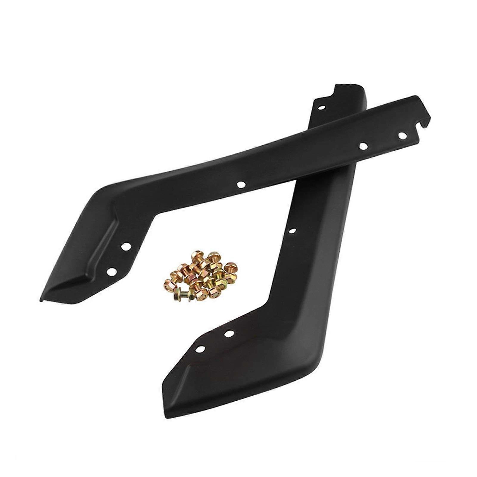 Car Rear Bumper Lower Corner Valance Covers 2Pcs Set Black Bumper Mounting Bracket