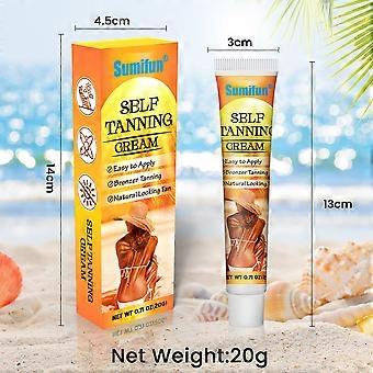 20g Skin Brightening Cream, Shrimp Skin Beach Sunbathing Wheat-Colored Skin Cream K10146
