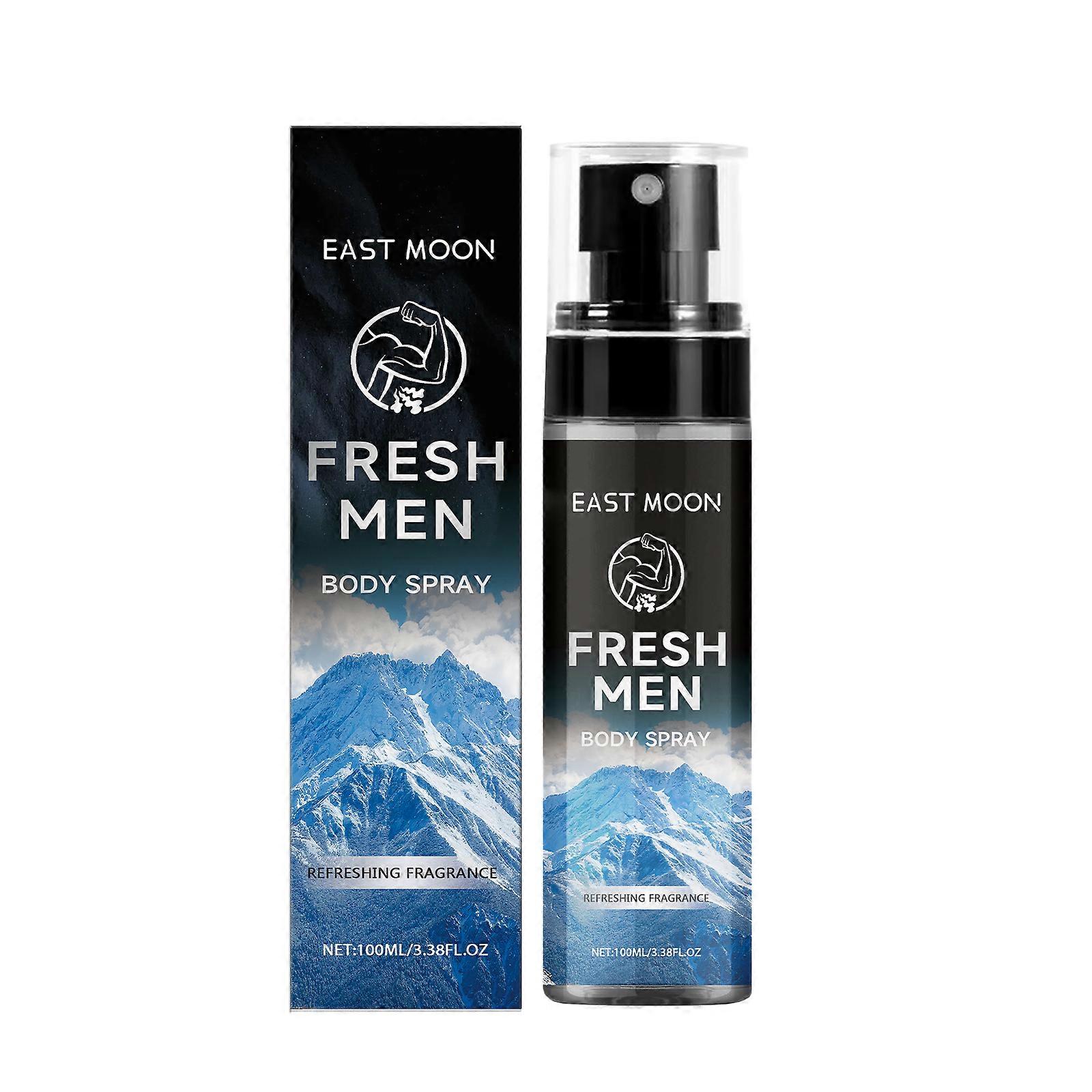 Men's Deodorizing Body Spray Contains Ginger Extract
