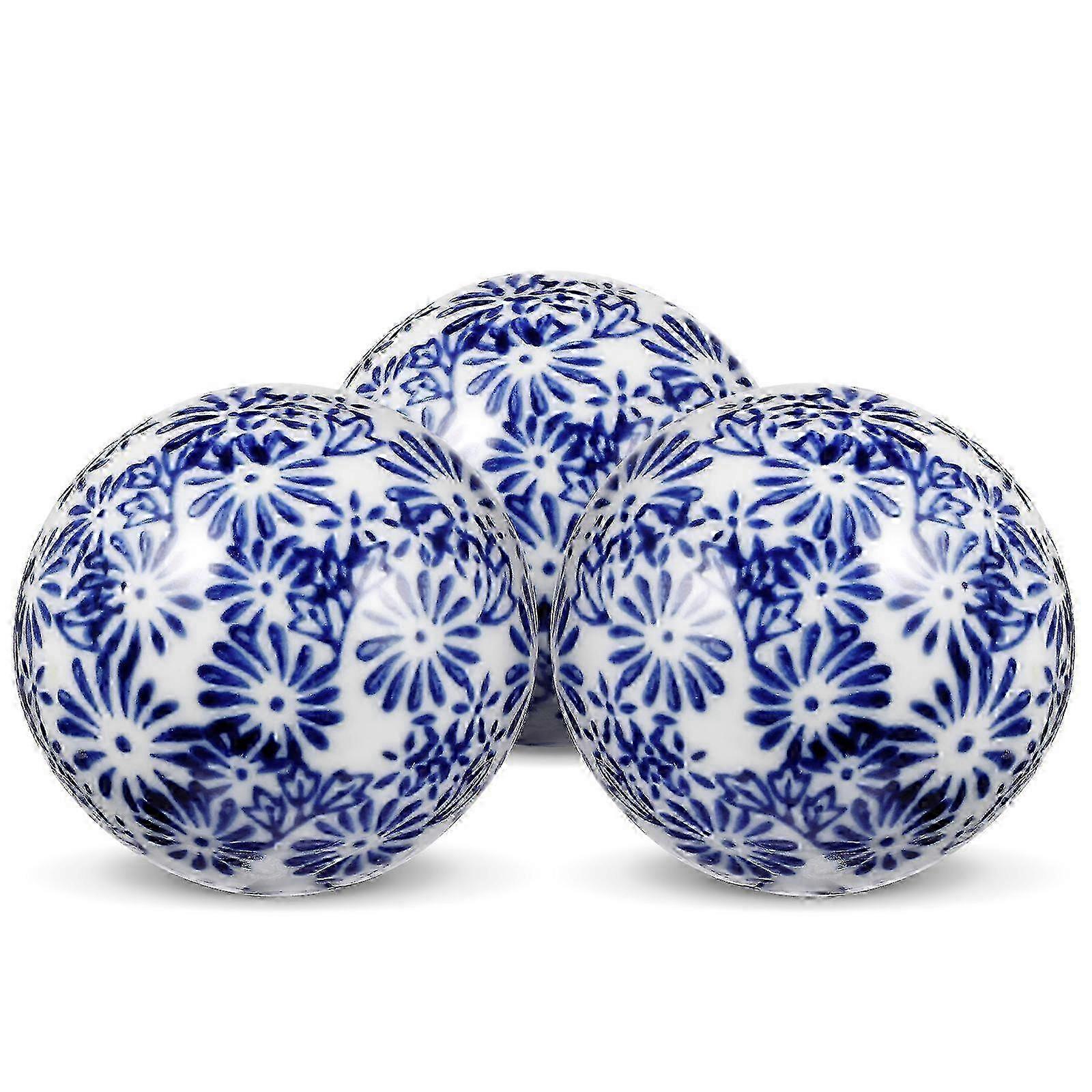 3pcs Delicate Floating Ceramic Balls Ceramic Floating Balls Water Pool Balls Random Style