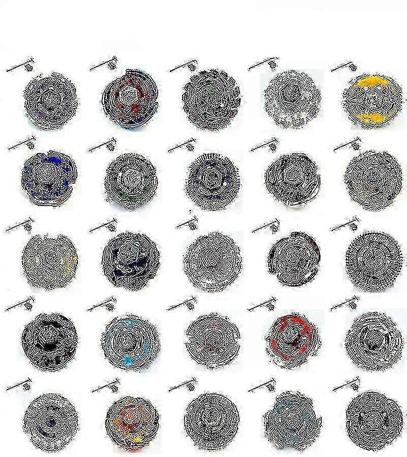 Improved 4D System Beyblade Metal Fusion with 27 Styles & Power Launcher Kit