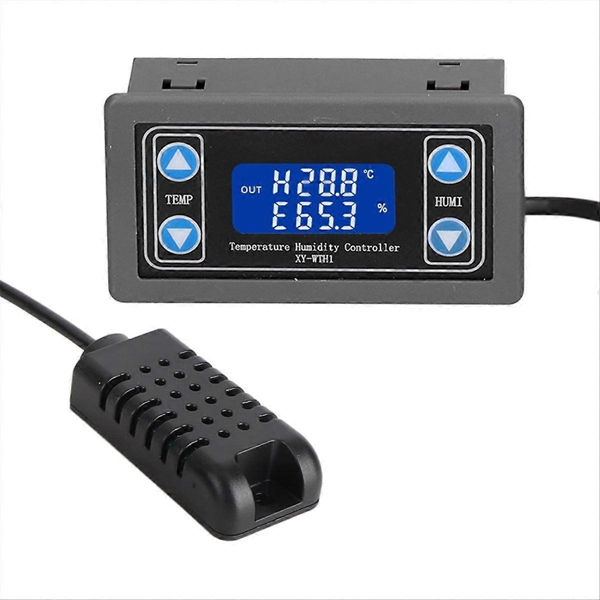 XY  WTH1 Digital LCD Temperature Humidity Controller Indicator for Incubation Breeding Greenhouse,